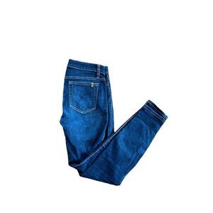 Joe's Jeans Denim Stretch Cotton Dark Blue Wash 28 Skinny Ankle Womens